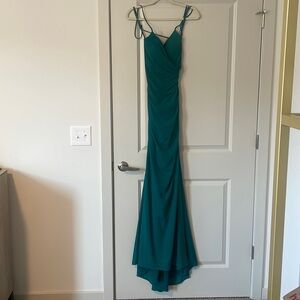Green formal dress